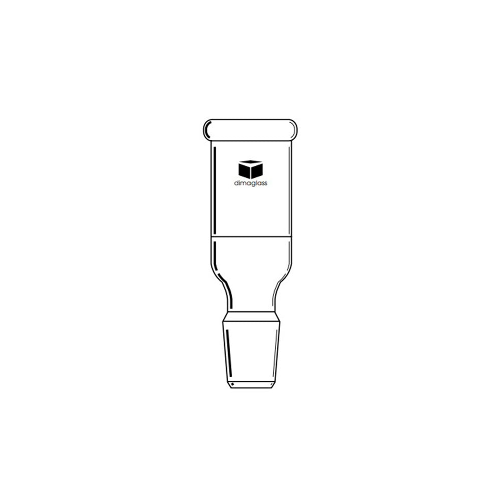 Adapter, Connecting, Enlarging 45/50 Top Outer Joint, 29/42 Bottom Inner Joint