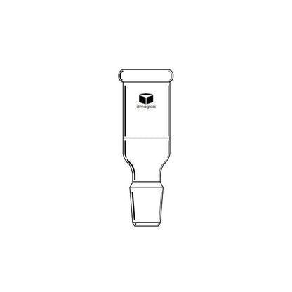 Adapter, Connecting, Enlarging 45/50 Top Outer Joint, 29/42 Bottom Inner Joint