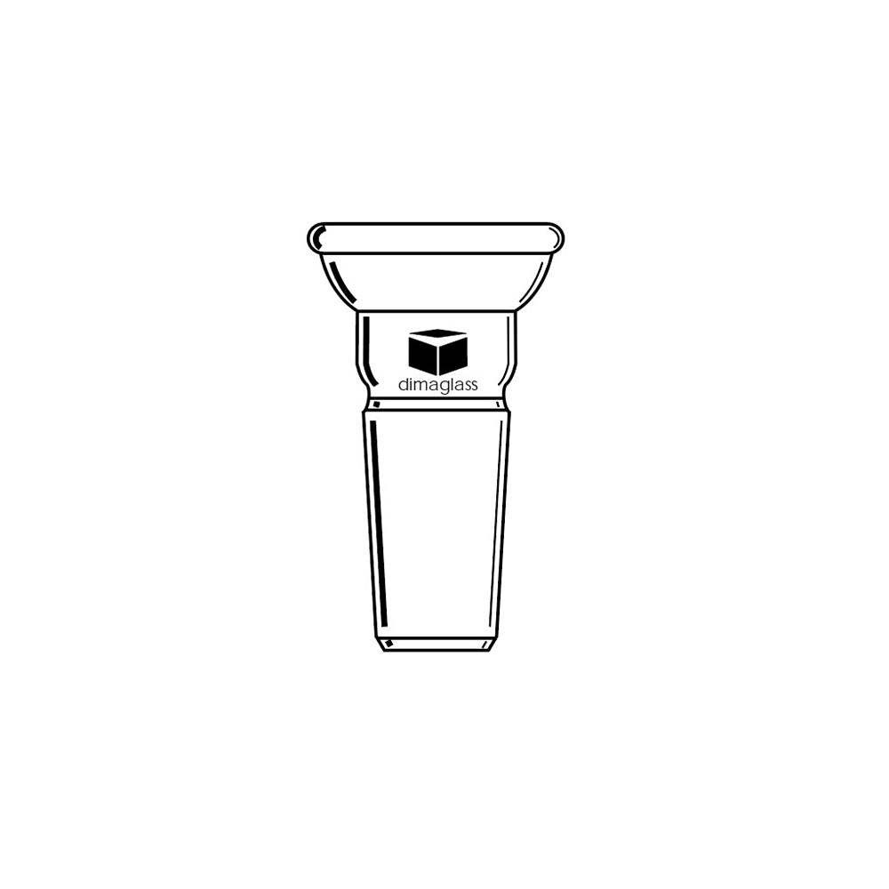 Adapter, Connecting, Combination 35/20 Top Socket Joint, 14/20 Bottom Inner Joint