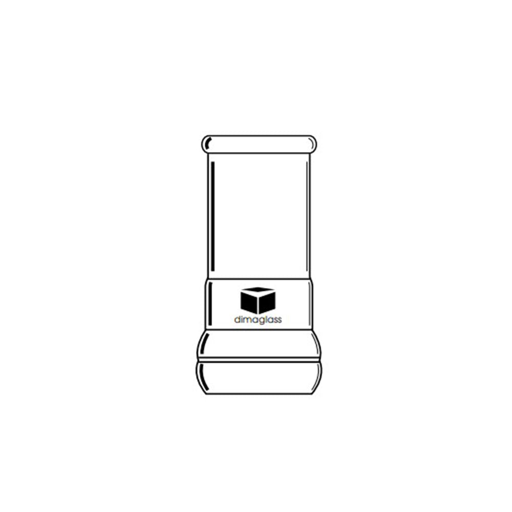 Adapter, Connecting, Combination 14/20 Top Outer Joint, 35/20 Bottom Ball Joint