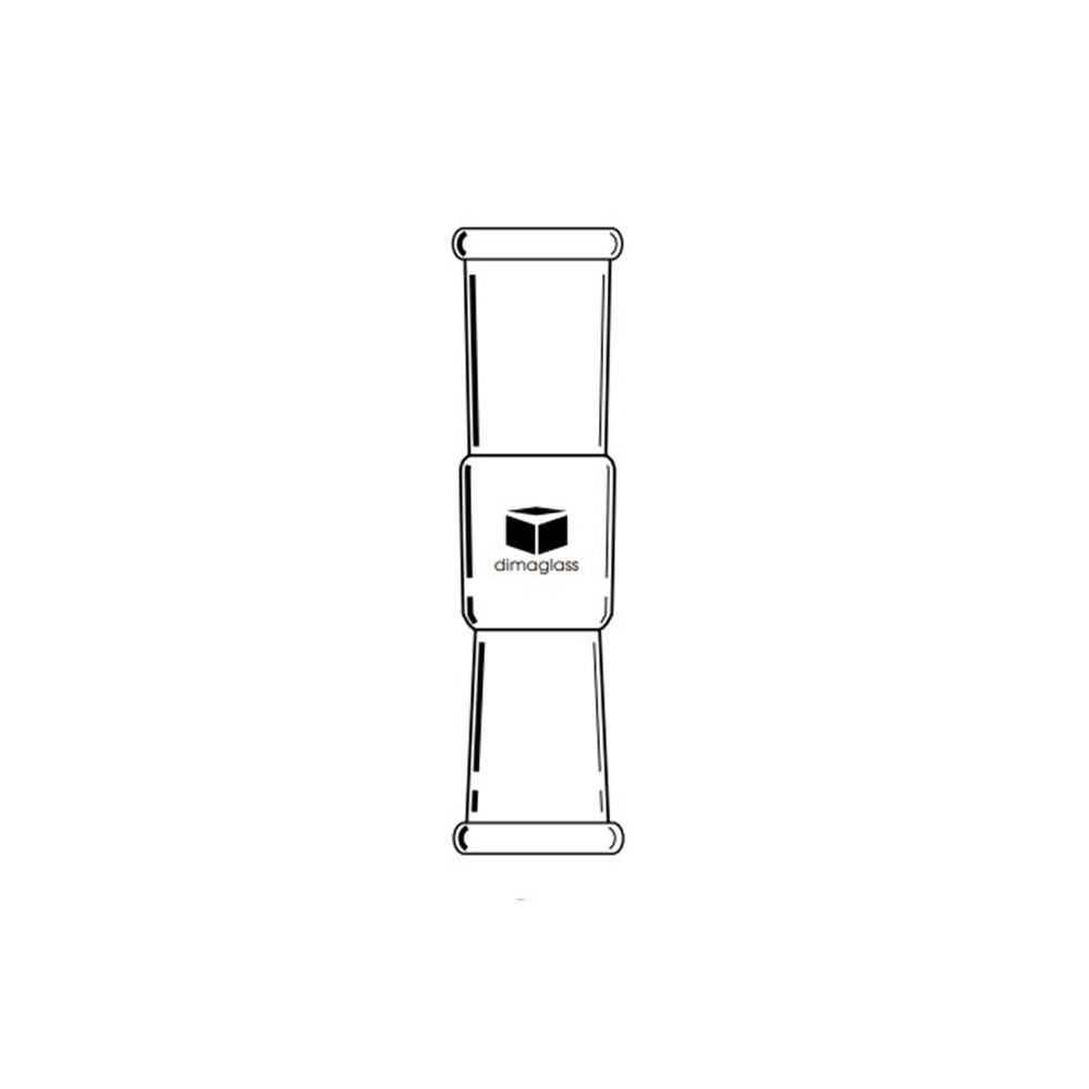 Adapter, Connecting, Straight 14/20 Joint Size, 30 mm Length