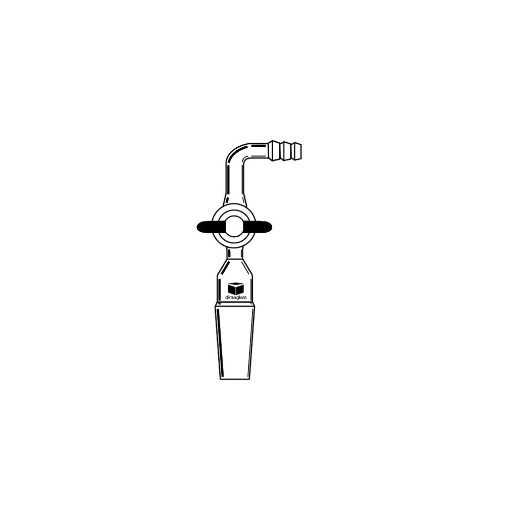 Adapter, Flow Control, Teflon Stopcock, 90 Deg 29/26 Joint Size