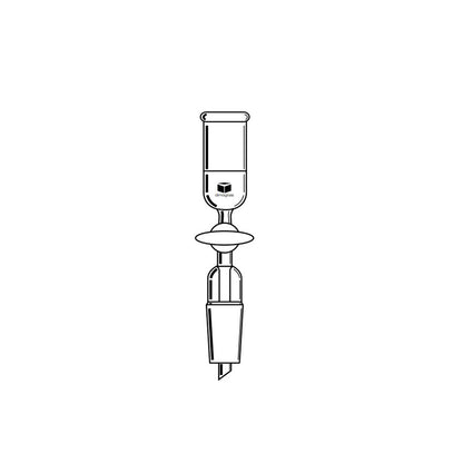 Adapter, Flow Control, Glass Stopcock, Joint Size 14/20, Bore 2mm