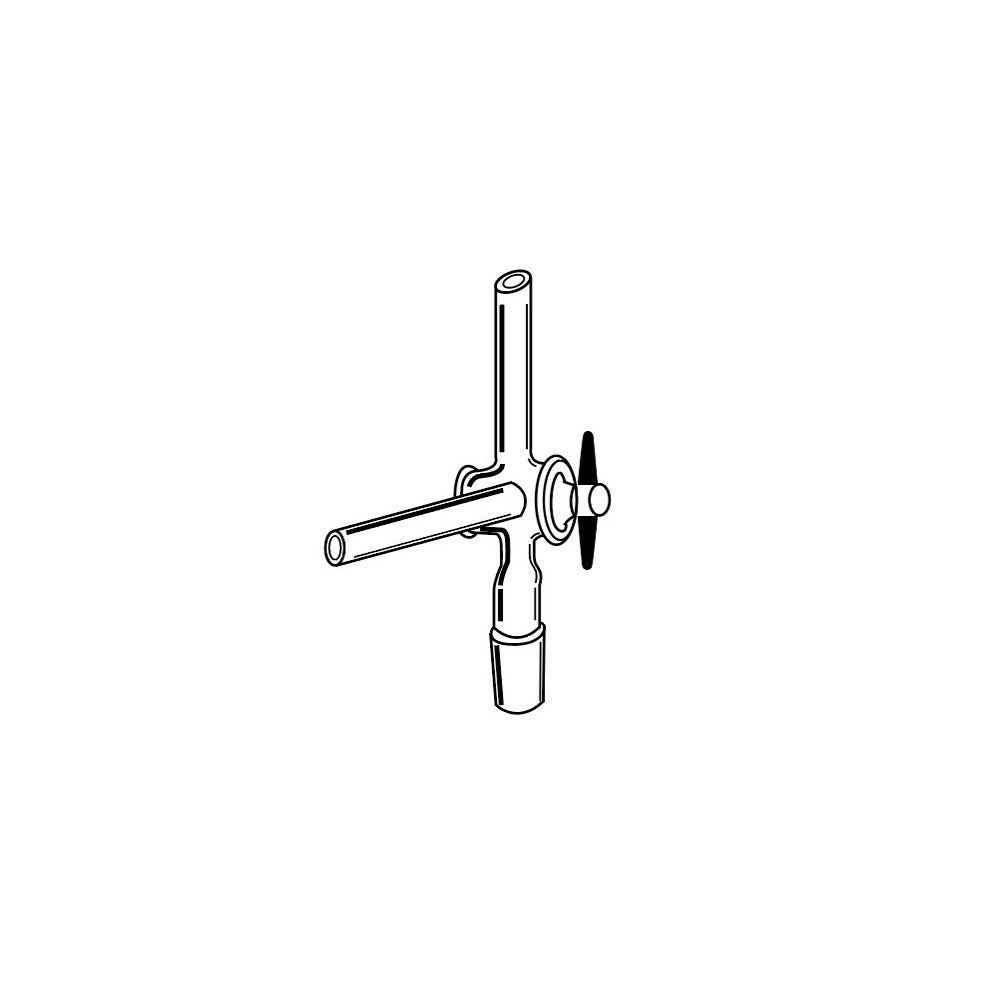 Adapter, Flushing, Teflon Stopcock 24/40 Joint Size