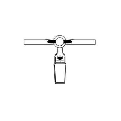 Adapter, Vacuum/Inert Gas, Teflon Stopcock 24/40 Joint Size