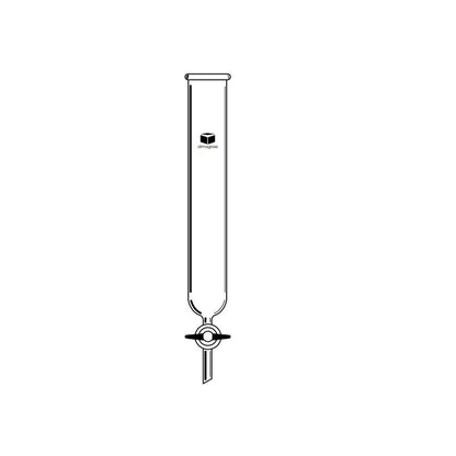 Chromatography Column, Teflon Stopcock 1.0 (25) x 10 (254) in.(mm)