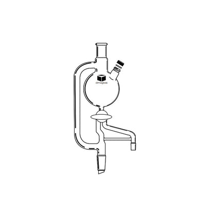 Distilling Head, Solvent, Glass Stopcock 24/40, 500 mL 