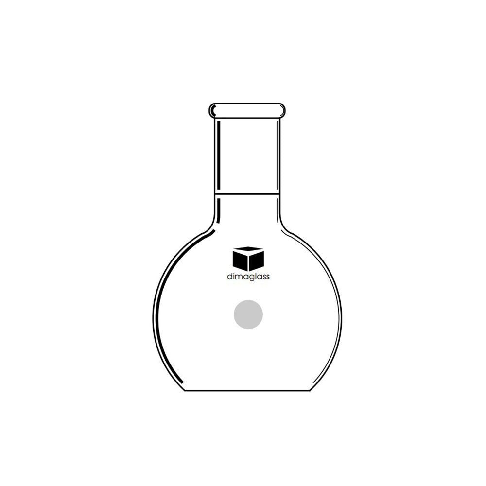 Flask, Single Neck, Flat Bottom 24/40, 500 mL