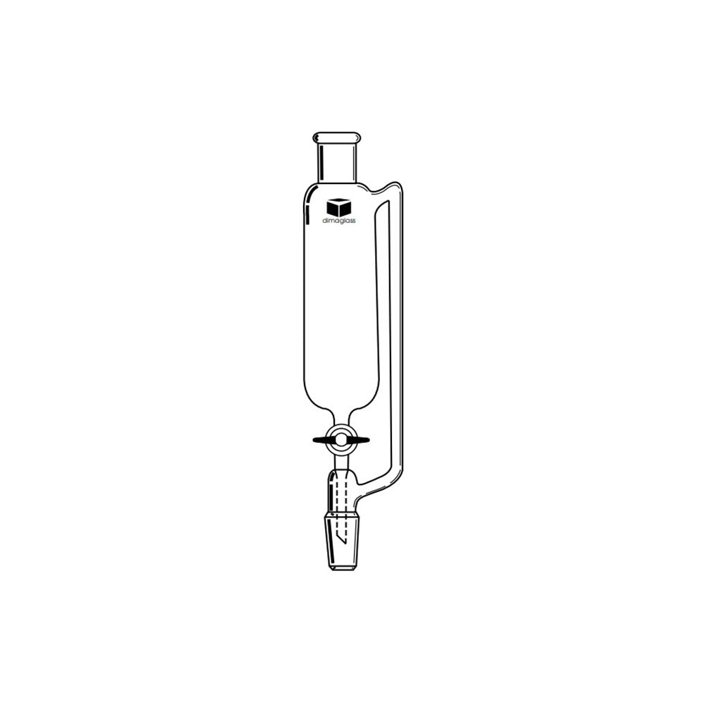 Funnel, Pressure Equalizing, Teflon Stopcock 14/20, 10 mL