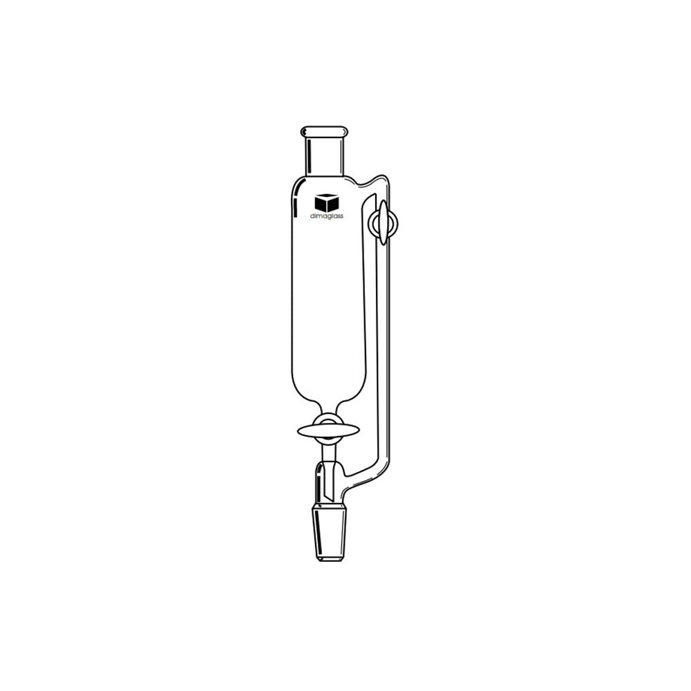 Funnel, Pressure Equalizing, Glass Stopcock 14/20, 10 mL