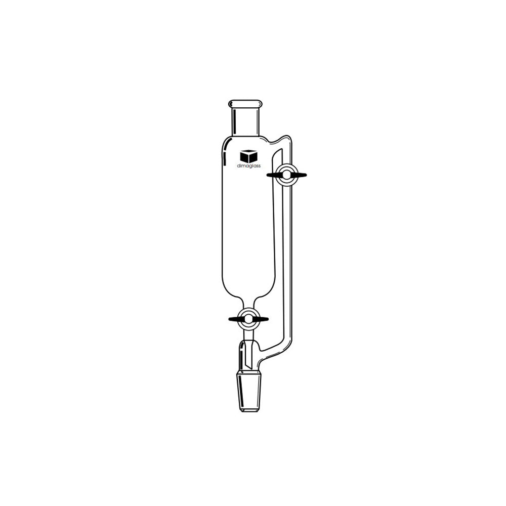 Funnel, Pressure Equalizing, Teflon Stopcock 24/40, 125 mL