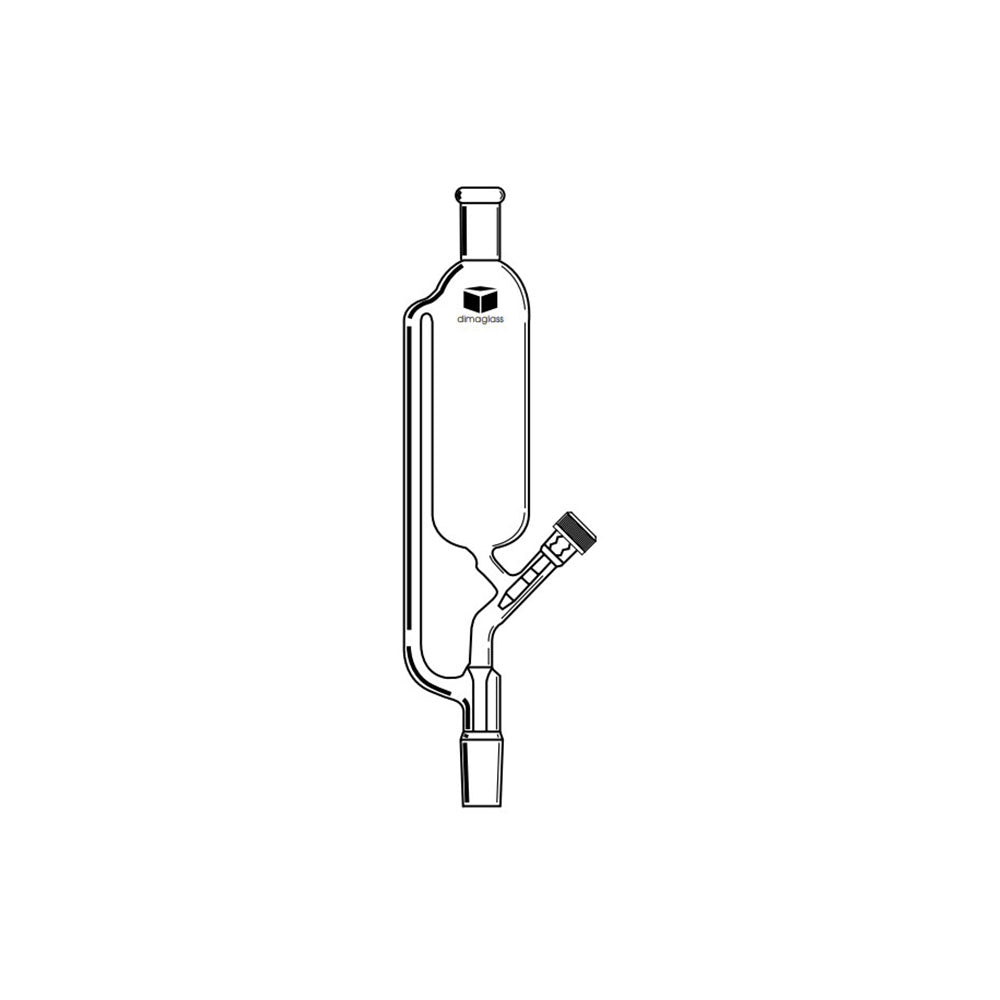 Funnel, Pressure Equalizing, High Vaccum Valve 24/40, 125 mL