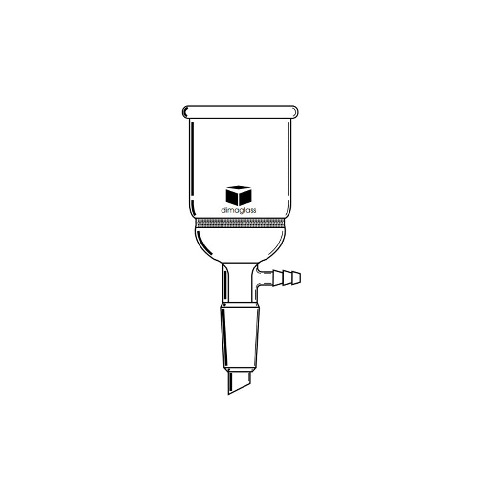 Filter Funnel, Buchner 60 mL,40mm Disc,Porosity M, Joint Size 14/20