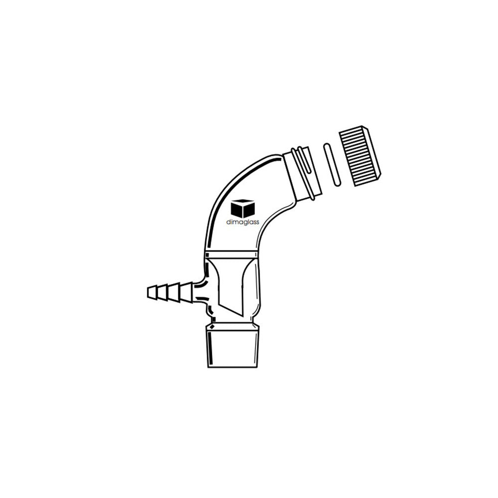 Adapter, Vacuum Distillation Microscale, 14/10 Threaded