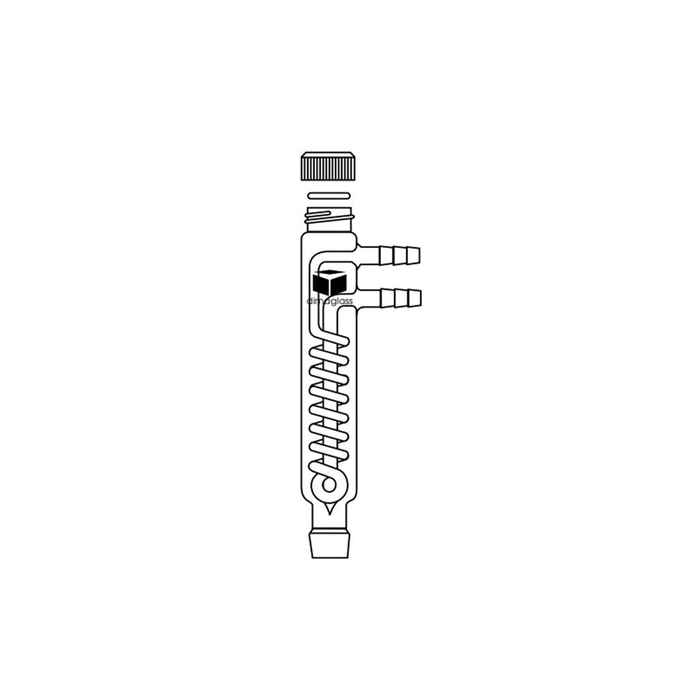 Condenser, Coil Reflux Microscale, 14/10 Threaded