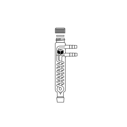 Condenser, Coil Reflux Microscale, 14/10 Threaded