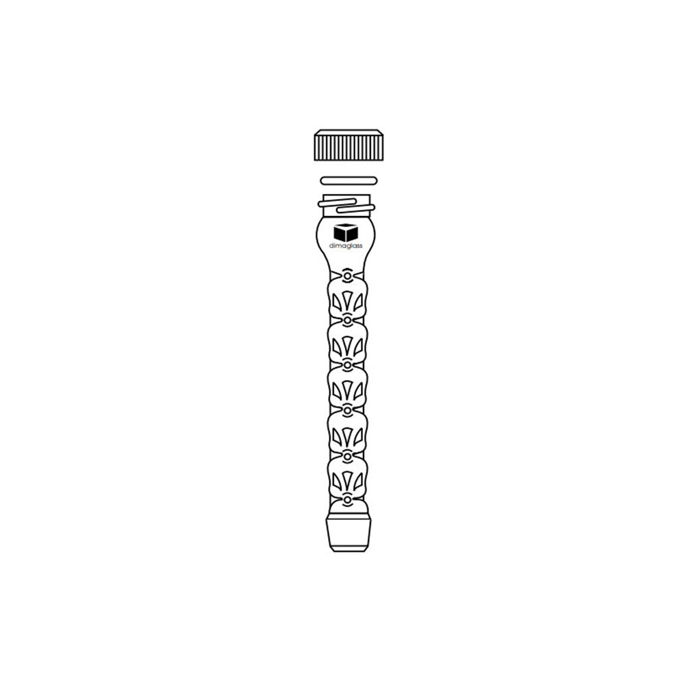 Distilling Column, Vigreux Microscale, 14/10 Threaded